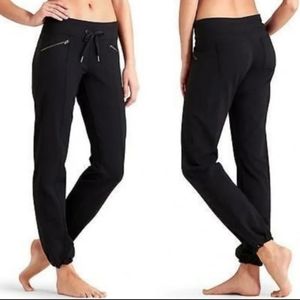 Athleta Metro Slouch Pants Black Medium Tall